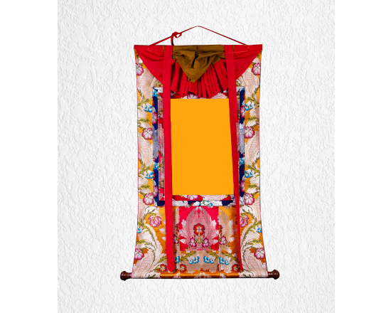 yellow premium brocade yellow silk brocade premium brocade for thangka thangka mounting fabric yellow buddhist brocade yellow himalayan brocade altar decoration fabric yellow thangka framing cloth yellow buddhist altar cloth silk fabric for thangka yellow religious brocade fabric tibetan yellow brocade nepali yellow brocade silk